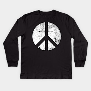 Peace Symbol sign Kids Long Sleeve T-Shirt